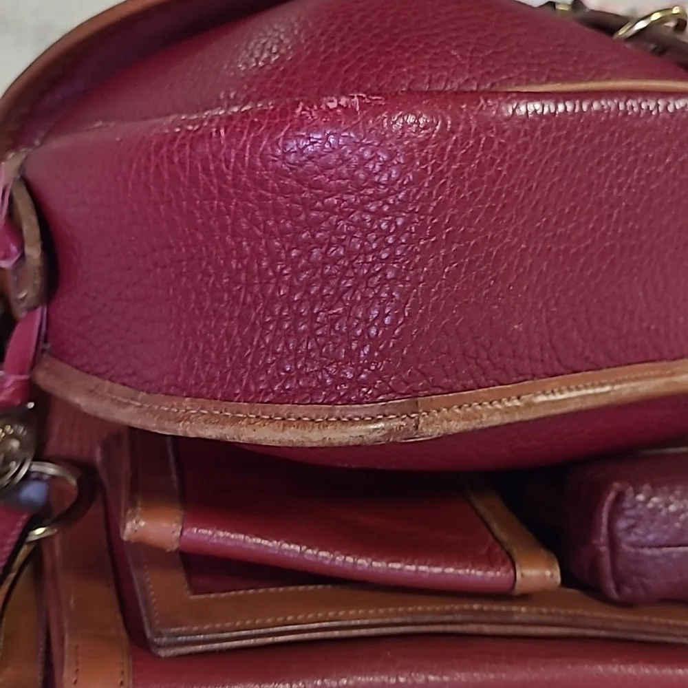 Vintage Dooney & Bourke AWL (Rare) Rose Satchel Bundle - Picture 12 of 17